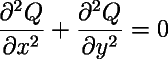 (d�Q/dx� + d�Q/dy�) = 0