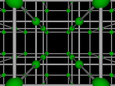 Inside the lattice galaxy