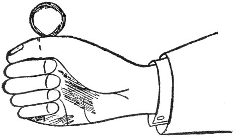 Fig. 17. Ball in Position on Right Hand.