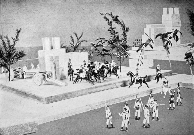 Fig 5b.  Battle of Hook's Farm.  After the cavalry m�l�e.