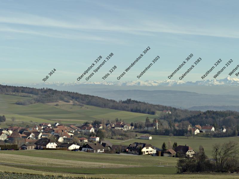 Ligni&egrave;res and the Alps: Panel 2 of 6