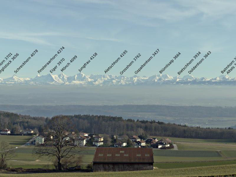 Ligni&egrave;res and the Alps: Panel 3 of 6