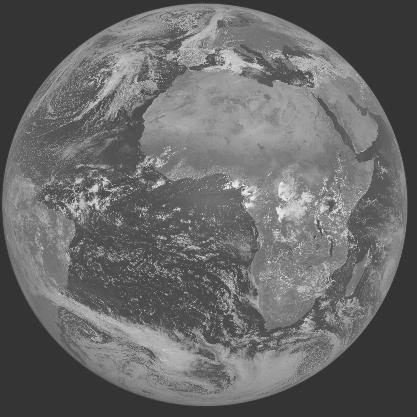 Meteosat-7 imagery for 2005-04-04 12:00 UTC Copyright � 2005 EUMETSAT