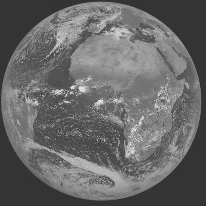 Meteosat-7 imagery for 2005-04-05 12:00 UTC Copyright � 2005 EUMETSAT