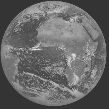 Meteosat-7 imagery for 2005-04-07 12:00 UTC Copyright � 2005 EUMETSAT