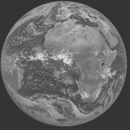 Meteosat-7 imagery for 2005-04-15 12:00 UTC Copyright � 2005 EUMETSAT