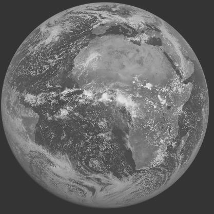 Meteosat-7 imagery for 2005-04-26 12:00 UTC Copyright � 2005 EUMETSAT