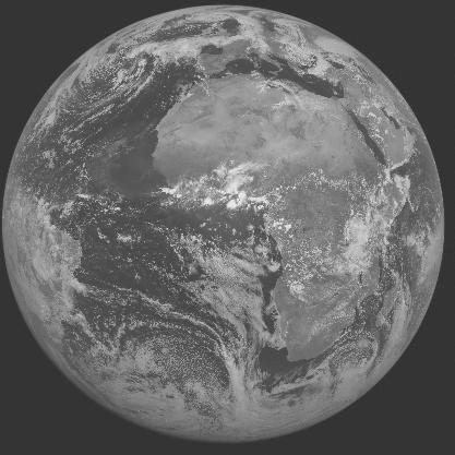 Meteosat-7 imagery for 2005-04-29 12:00 UTC Copyright � 2005 EUMETSAT