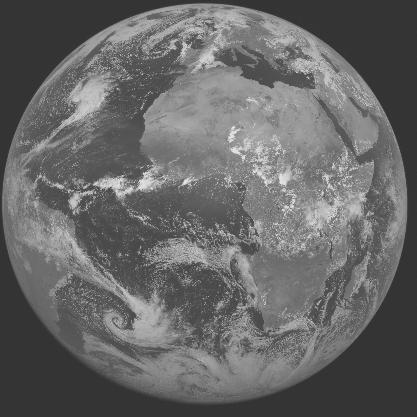 Meteosat-7 imagery for 2005-05-02 12:00 UTC Copyright � 2005 EUMETSAT