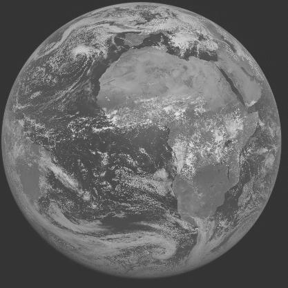Meteosat-7 imagery for 2005-05-06 12:00 UTC Copyright � 2005 EUMETSAT