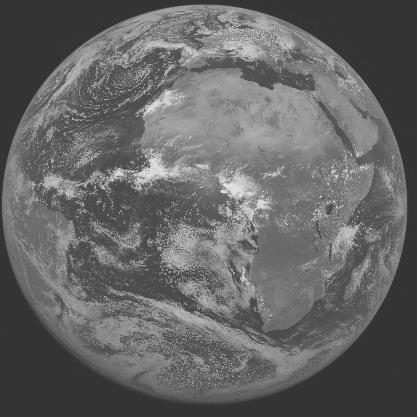 Meteosat-7 imagery for 2005-05-10 12:00 UTC Copyright � 2005 EUMETSAT