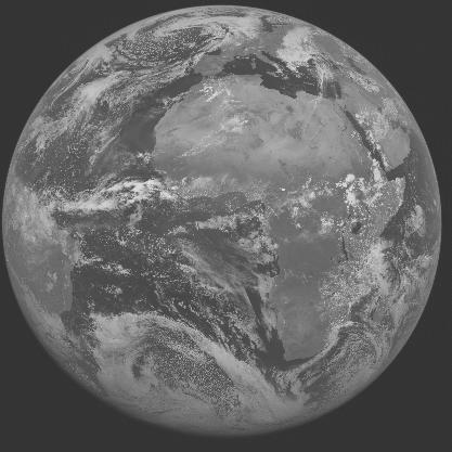 Meteosat-7 imagery for 2005-05-20 12:00 UTC Copyright � 2005 EUMETSAT