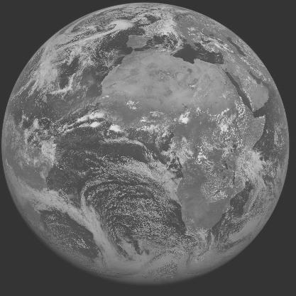 Meteosat-7 imagery for 2005-05-23 12:00 UTC Copyright � 2005 EUMETSAT