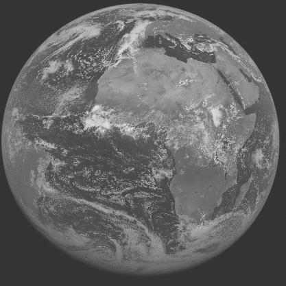 Meteosat-7 imagery for 2005-05-29 12:00 UTC Copyright � 2005 EUMETSAT