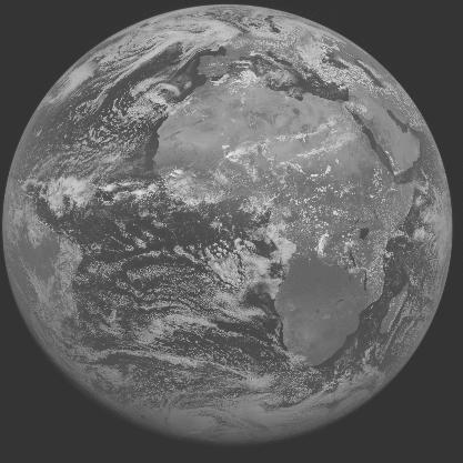 Meteosat-7 imagery for 2005-06-01 12:00 UTC Copyright � 2005 EUMETSAT