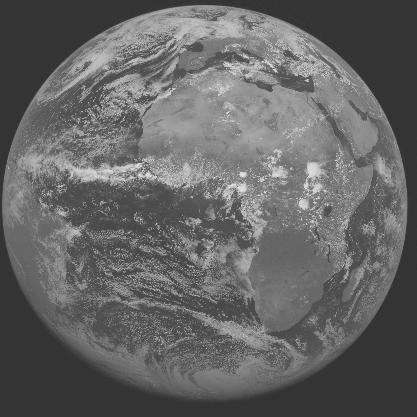 Meteosat-7 imagery for 2005-06-02 12:00 UTC Copyright � 2005 EUMETSAT