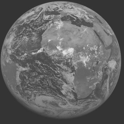 Meteosat-7 imagery for 2005-06-11 12:00 UTC Copyright � 2005 EUMETSAT
