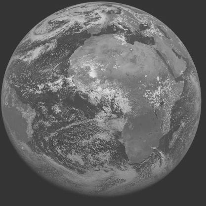 Meteosat-7 imagery for 2005-06-15 12:00 UTC Copyright � 2005 EUMETSAT