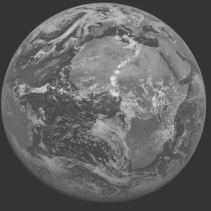 Meteosat-7 imagery for 2005-06-17 12:00 UTC Copyright � 2005 EUMETSAT