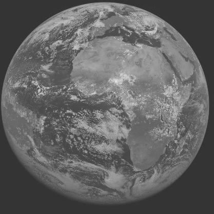 Meteosat-7 imagery for 2005-06-19 12:00 UTC Copyright � 2005 EUMETSAT