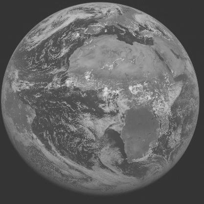 Meteosat-7 imagery for 2005-06-21 12:00 UTC Copyright � 2005 EUMETSAT