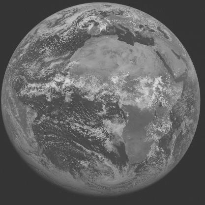 Meteosat-7 imagery for 2005-06-28 12:00 UTC Copyright � 2005 EUMETSAT
