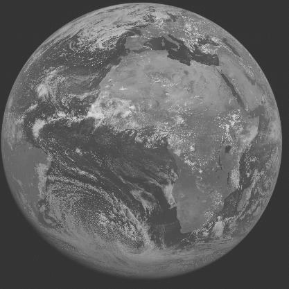 Meteosat-7 imagery for 2005-07-15 12:00 UTC Copyright � 2005 EUMETSAT