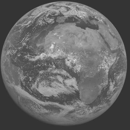 Meteosat-7 imagery for 2005-07-19 12:00 UTC Copyright � 2005 EUMETSAT