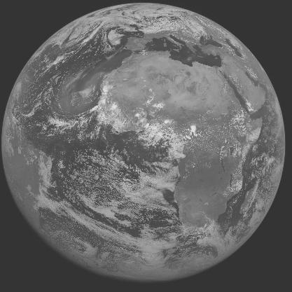 Meteosat-7 imagery for 2005-07-20 12:00 UTC Copyright � 2005 EUMETSAT