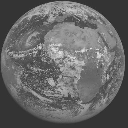 Meteosat-7 imagery for 2005-07-21 12:00 UTC Copyright � 2005 EUMETSAT