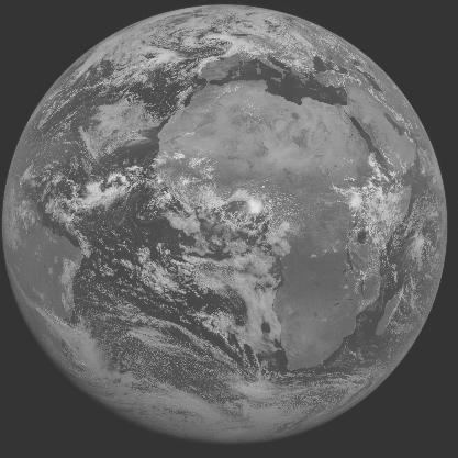 Meteosat-7 imagery for 2005-07-24 12:00 UTC Copyright � 2005 EUMETSAT