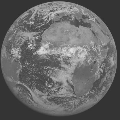 Meteosat-7 imagery for 2005-07-26 12:00 UTC Copyright � 2005 EUMETSAT