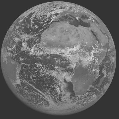 Meteosat-7 imagery for 2005-07-27 12:00 UTC Copyright � 2005 EUMETSAT