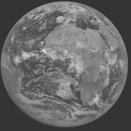 Meteosat-7 imagery for 2005-08-10 12:00 UTC Copyright � 2005 EUMETSAT