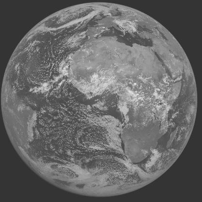 Meteosat-7 imagery for 2005-08-17 12:00 UTC Copyright � 2005 EUMETSAT