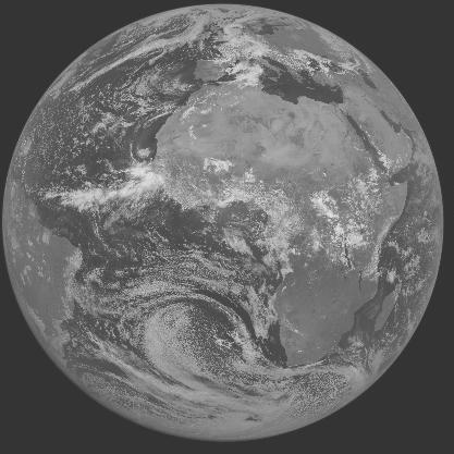 Meteosat-7 imagery for 2005-08-20 12:00 UTC Copyright � 2005 EUMETSAT