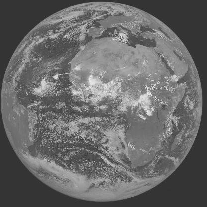 Meteosat-7 imagery for 2005-08-29 12:00 UTC Copyright � 2005 EUMETSAT