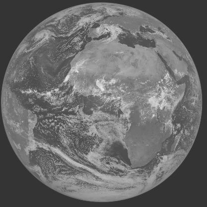 Meteosat-7 imagery for 2005-09-08 12:00 UTC Copyright � 2005 EUMETSAT