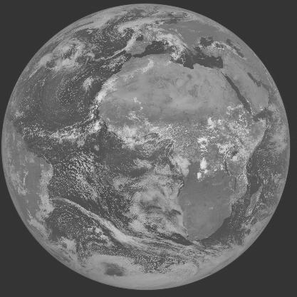 Meteosat-7 imagery for 2005-09-09 12:00 UTC Copyright � 2005 EUMETSAT