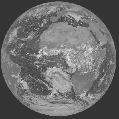 Meteosat-7 imagery for 2005-09-21 12:00 UTC Copyright � 2005 EUMETSAT
