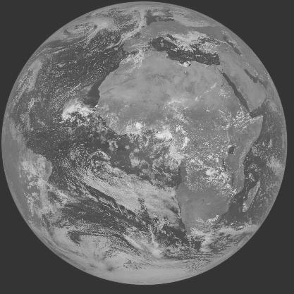 Meteosat-7 imagery for 2005-09-23 12:00 UTC Copyright � 2005 EUMETSAT