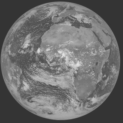 Meteosat-7 imagery for 2005-09-24 12:00 UTC Copyright � 2005 EUMETSAT