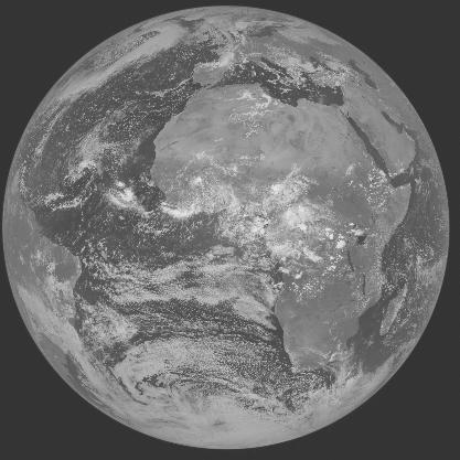 Meteosat-7 imagery for 2005-09-25 12:00 UTC Copyright � 2005 EUMETSAT