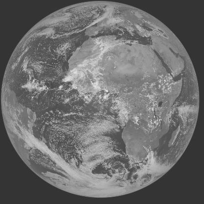 Meteosat-7 imagery for 2005-09-27 12:00 UTC Copyright � 2005 EUMETSAT
