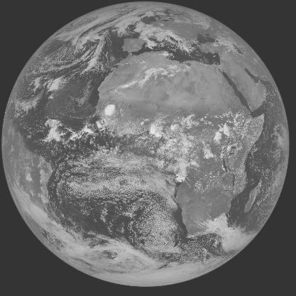 Meteosat-7 imagery for 2005-10-05 12:00 UTC Copyright � 2005 EUMETSAT