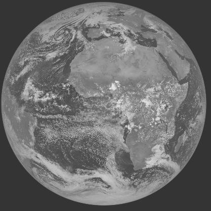 Meteosat-7 imagery for 2005-10-06 12:00 UTC Copyright � 2005 EUMETSAT