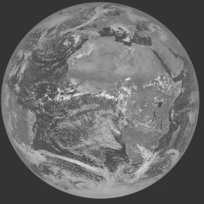 Meteosat-7 imagery for 2005-10-08 12:00 UTC Copyright � 2005 EUMETSAT