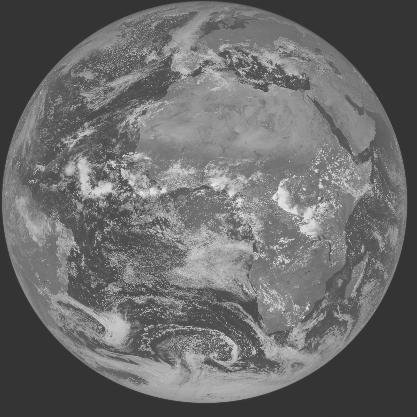 Meteosat-7 imagery for 2005-10-11 12:00 UTC Copyright � 2005 EUMETSAT