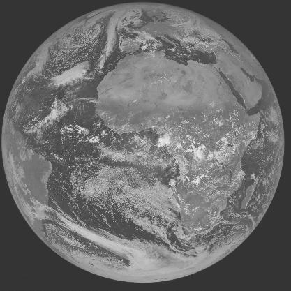 Meteosat-7 imagery for 2005-10-15 12:00 UTC Copyright � 2005 EUMETSAT