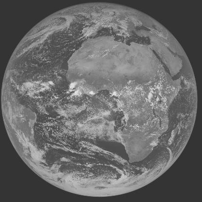 Meteosat-7 imagery for 2005-10-22 12:00 UTC Copyright � 2005 EUMETSAT